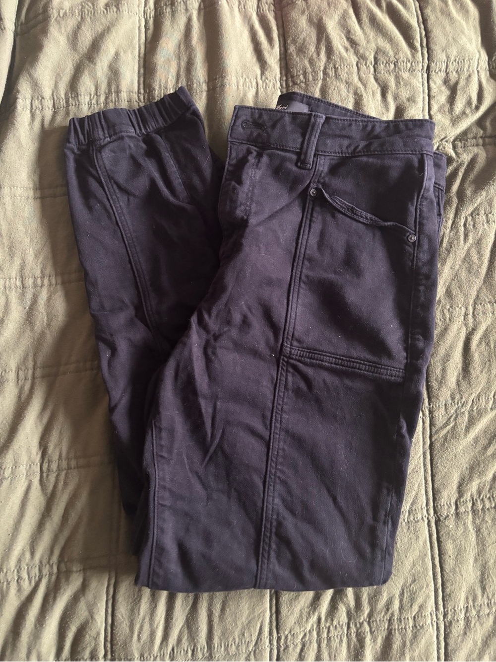 Mavi Black Stretch Cotton Pants
